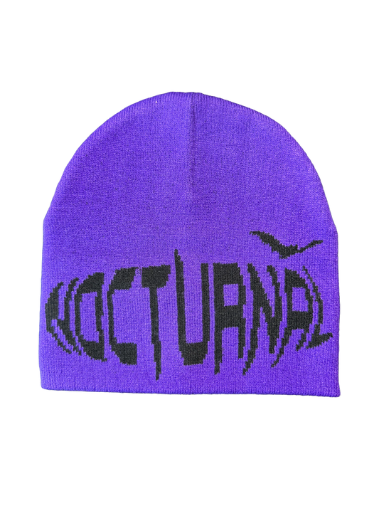 PURPLE NOCTURNAL BEANIE