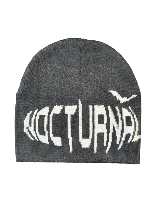 BLACK NOCTURNAL BEANIE